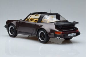 Porsche 911 964 Turbo Targa Braun Norev 1:18 187665 Metall — Bild 7 von 8