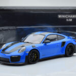 Porsche 911 GT2 RS 991.2 Weissach Package Blau Schwarze Magnesiumfelgen Minichamps 1:18 - image 6 of 6