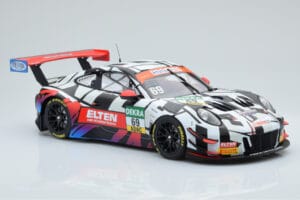Porsche 911 GT3 R Iron Force by Ring Police #69 J. van Slooten / L. Luhr ADAC GT Masters 2018 Minichamps 1:18 153186969 Metal — Bild 3 von 5