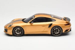 Porsche 911 991.2 Turbo S Exclusive Gold GT Spirit 1:18 GT444 Resin — Bild 3 von 6