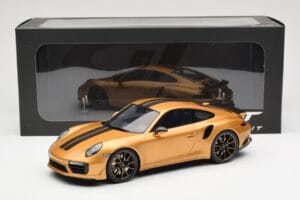 Porsche 911 991.2 Turbo S Exclusive Gold GT Spirit 1:18 GT444 Resin — Bild 6 von 6