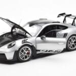 Porsche 911 992 GT3 Weissach Pack GT Silber Metallic Norev 1:18 - image 2 of 8