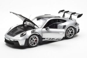 Porsche 911 992 GT3 Weissach Pack GT Silber Metallic Norev 1:18 187366 Metall — Bild 2 von 8