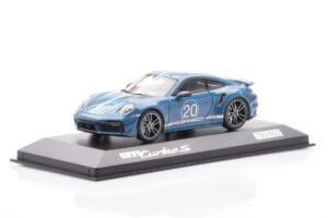 Porsche 911 992 Turbo S Oslo Blau Minichamps 1:43 WAP0209050N001 Metall — Bild 2 von 4
