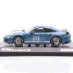 Porsche 911 992 Turbo S Oslo Blau Minichamps 1:43