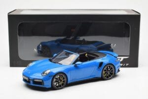Porsche 911 992 Turbo S Shark Blau GT Spirit 1:18 GT441 Resin — Bild 6 von 6