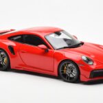 Porsche 911 992 Turbo S Sport Design Rot Minichamps 1:18 - image 6 of 8