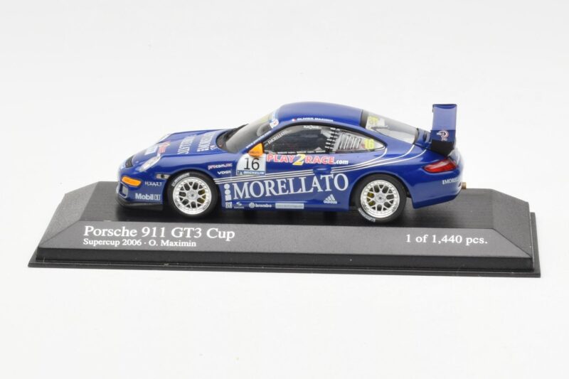 Porsche 911 996 GT3 Cup Team Morellato #16 O. Maximin Porsche Supercup 2006 Minichamps 1:43