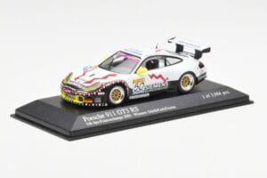 Porsche 911 996 GT3 RS Siemens #50 M. Ortelli / M. Lieb / R. Dumas 24 Hours of Spa 2003 Winners Minichamps 1:43 400036950 Met — Bild 2 von 4