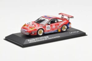 Porsche 911 996 GT3 RSR Gulf #73 Lambert / Lefort / Palttala 1000km Spa 2005 Minichamps 1:43 400056473 Metall — Bild 2 von 4