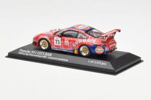 Porsche 911 996 GT3 RSR Gulf #73 Lambert / Lefort / Palttala 1000km Spa 2005 Minichamps 1:43 400056473 Metall — Bild 3 von 4