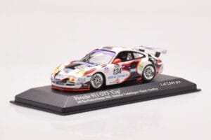 Porsche 911 997 GT3 Cup #124 Mattheus / Geoffroy / Vanbellingen / Fumal 24 Hours of Spa 2005 Minichamps 1:43 400056224 Metall — Bild 2 von 4