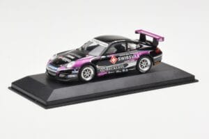 Porsche 911 997 GT3 Cup Swissvax #30 K. Sasaki Carrera Cup Asia Macau 2007 Minichamps 1:43 400076430 Metall — Bild 2 von 4