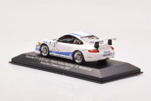 Porsche 911 997 GT3 Cup #3 Team Araxa Racing R. Westbrook Porsche Carrera Cup 2007 Minichamps 1:43 WAP02012318VKK Metall — Bild 3 von 4