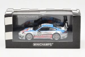 Porsche 911 997 GT3 R Cybernet #123 Fumal / Thiry / Rosenlad / Lefort 24 Hours of Spa 2011 Minichamps 1:43 400118923 Metall — Bild 4 von 4