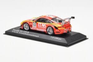 Porsche 911 997 GT3 R ITAS #18 De Lorenzi / Bonetti / Caccia / Bontempelli 24 Hours of Spa 2011 Minichamps 1:43 400118918 Met — Bild 3 von 4
