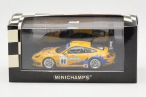 Porsche 911 997 GT3 RS T2M #91 Yamagishi / Fournoux / Konopka 24 Hours of Le Mans 2006 Minichamps 1:43 400066991 Metall — Bild 4 von 4