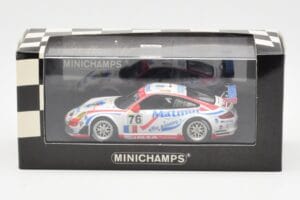 Porsche 911 997 GT3 RSR Matmut #76 P. Narac / R. Lietz / P. Long 24 Hours of Le Mans 2007 Minichamps 1:43 400076776 Metall — Bild 4 von 4