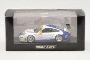Porsche 911 997 GT3 RSR Tafel Racing #73 J. Tafel / J. Farnbacher 12 Hours of Sebring 2010 Minichamps 1:43 400076473 Metall — Bild 4 von 4