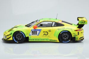 Porsche 911 GT3 R Manthey Racing #911 F. Scherer / K. Estre / R. Dumas / L. Vanthoor / E. Bamber 24 Hours of Nurburgring 2018 — Bild 3 von 6