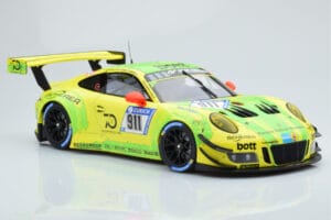 Porsche 911 GT3 R Manthey Racing #911 F. Scherer / K. Estre / R. Dumas / L. Vanthoor / E. Bamber 24 Hours of Nurburgring 2018 — Bild 4 von 6