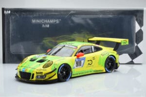 Porsche 911 GT3 R Manthey Racing #911 F. Scherer / K. Estre / R. Dumas / L. Vanthoor / E. Bamber 24 Hours of Nurburgring 2018 — Bild 6 von 6