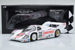 Porsche 956K Liqui Moly Brun Racing #33 H-J. Stuck / H. Grohs / W. Brun 1000km Spa 1983 Minichamps 1:18 155836633 Metall — Bild 6 von 6