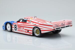 Porsche 956L Spirit of America #8 G. Follmer / J. Morton / K. Miller 24 Hours of Le Mans 1986 Minichamps 1:18 180866508 Metal — Bild 7 von 8