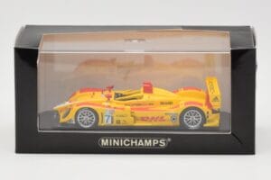 Porsche RS Spyder DHL #7 R. Dumas / T. Bernhard Winner Long Beach GP ALMS 2007 Minichamps 1:43 400076607 Metall — Bild 4 von 4