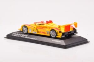 Porsche RS Spyder LMP2 #7 R. Dumas / T. Bernhard / E. Collard Sebring 12 Hours Winners 2008 Minichamps 1:43 400086807 Metall — Bild 3 von 4