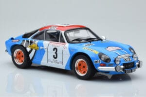 Alpine A110 #3 B. Darniche / A. Mahe Tour de Corse 1973 IXO 1:18 18RMC062B Metall — Bild 4 von 6