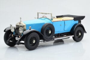 Rolls-Royce Phantom I Cabriolet Blau Kyosho 1:18 08931LB Metall — Bild 2 von 9