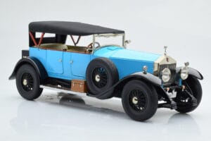 Rolls-Royce Phantom I Cabriolet Blau Kyosho 1:18 08931LB Metall — Bild 5 von 9