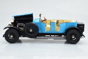 Rolls-Royce Phantom I Cabriolet Blau Kyosho 1:18 08931LB Metall — Bild 7 von 9