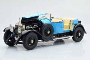 Rolls-Royce Phantom I Cabriolet Blau Kyosho 1:18 08931LB Metall — Bild 8 von 9