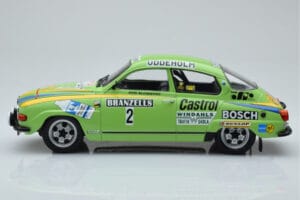 Saab 96 V4 #2 S. Blomqvist / H. Sylvan Rally Sweden 1976 IXO 1:18 18RMC085B Metall — Bild 3 von 6