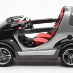 Smart Fortwo Crossblade Cabriolet Silber Schwarz Kyosho 1:18 - image 3 of 6