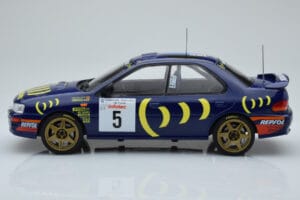 Subaru Impreza 555 #5 C. Sainz / L. Moya Tour de Corse 1995 IXO 1:18 18RMC063A Metall — Bild 3 von 6