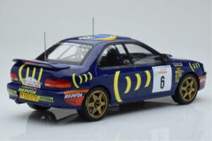 Subaru Impreza 555 #6 P. Liatti / C. Cassina Tour de Corse 1995 IXO 1:18 18RMC063C Metall — Bild 2 von 6