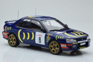 Subaru Impreza 555 #6 P. Liatti / C. Cassina Tour de Corse 1995 IXO 1:18 18RMC063C Metall — Bild 4 von 6