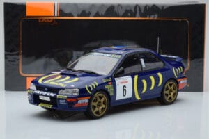 Subaru Impreza 555 #6 P. Liatti / C. Cassina Tour de Corse 1995 IXO 1:18 18RMC063C Metall — Bild 6 von 6