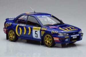 Subaru Impreza #5 C. Sainz / L. Moya 2nd Place Rally Monte Carlo 1995 Kyosho 1:18 08962B Metall — Bild 5 von 9