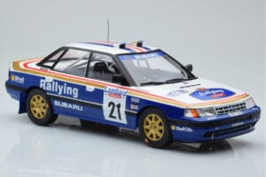 Subaru Legacy RS #21 C. McRae / D. Ringer RAC Rally 1991 IXO 1:18 18RMC080B Metall — Bild 4 von 6