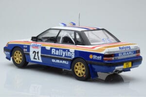Subaru Legacy RS #21 C. McRae / D. Ringer RAC Rally 1991 IXO 1:18 18RMC080B Metall — Bild 5 von 6