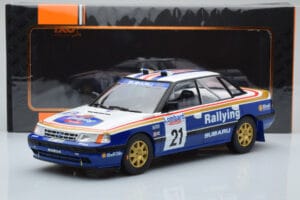 Subaru Legacy RS #21 C. McRae / D. Ringer RAC Rally 1991 IXO 1:18 18RMC080B Metall — Bild 6 von 6