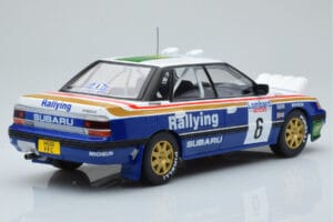 Subaru Legacy RS Night Version #6 M. Alen / I. Kivimaki RAC Rally 1991 IXO 1:18 18RMC080A Metall — Bild 2 von 6
