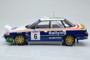 Subaru Legacy RS Night Version #6 M. Alen / I. Kivimaki RAC Rally 1991 IXO 1:18 18RMC080A Metall — Bild 3 von 6