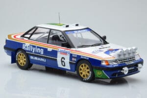 Subaru Legacy RS Night Version #6 M. Alen / I. Kivimaki RAC Rally 1991 IXO 1:18 18RMC080A Metall — Bild 4 von 6