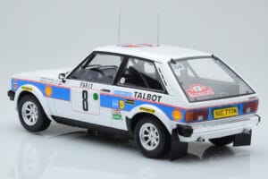 Talbot Sunbeam Lotus Night Version #8 H. Toivonen / P. White Rally Monte Carlo 1981 IXO 1:18 18RMC095B Metall — Bild 5 von 6