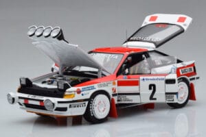 Toyota Celica GT-Four ST165 #2 C. Sainz / L. Moya Winner Rally Monte Carlo 1991 Kyosho 1:18 08961B Metall — Bild 2 von 12